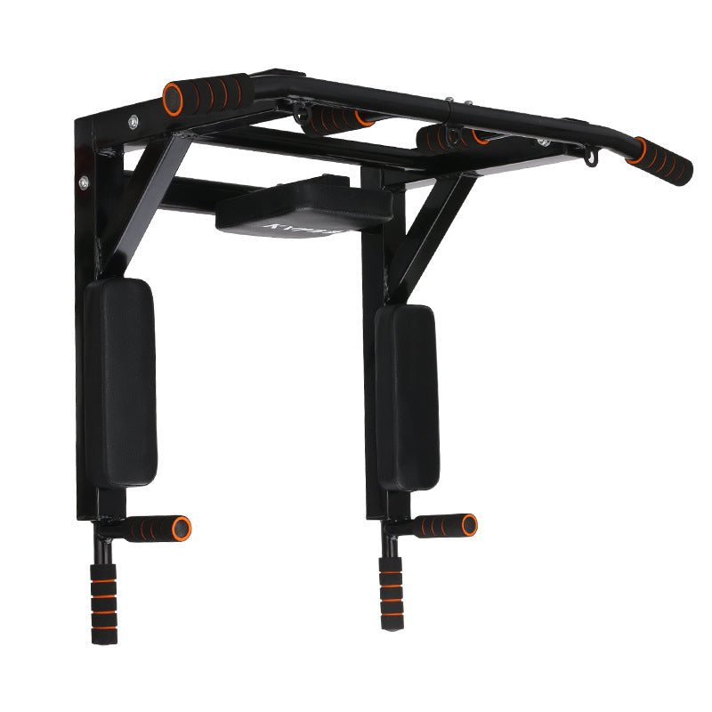 Wall Mounted Pull Up Bar Sandbag Rack Fitness