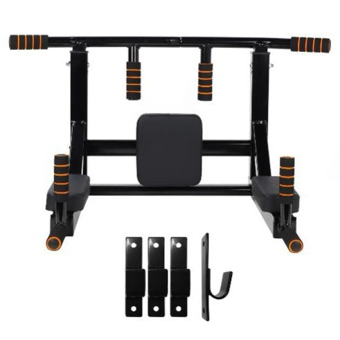 Wall Mounted Pull Up Bar Sandbag Rack Fitness