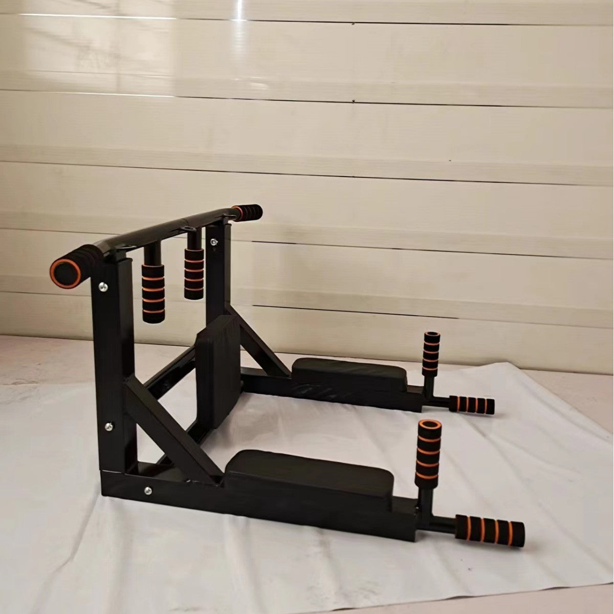 Wall Mounted Pull Up Bar Sandbag Rack Fitness