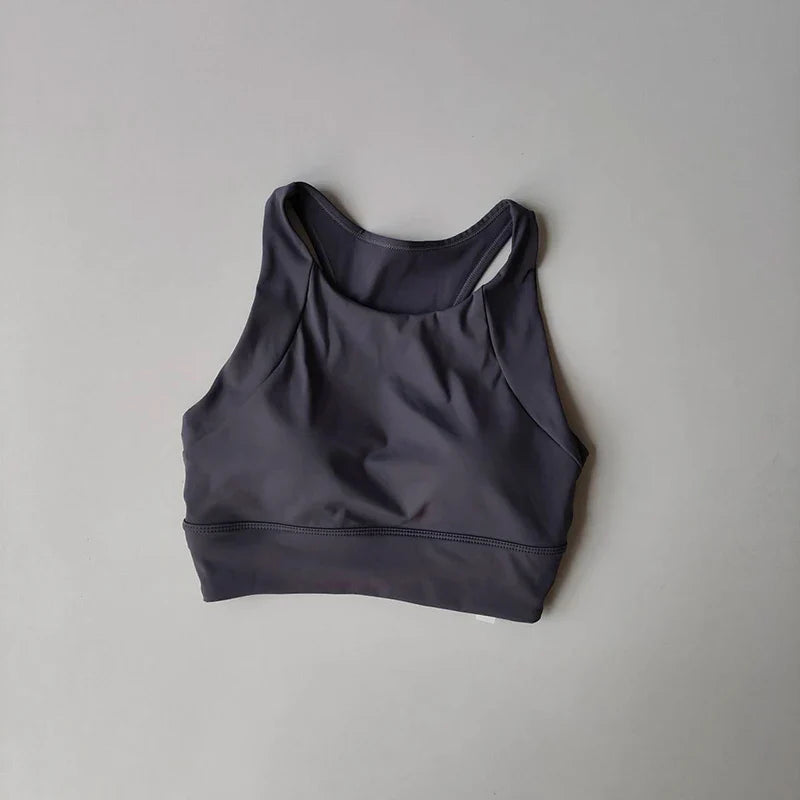 Women's Shock-Absorbing Sports Vest: High-Support Running Bra