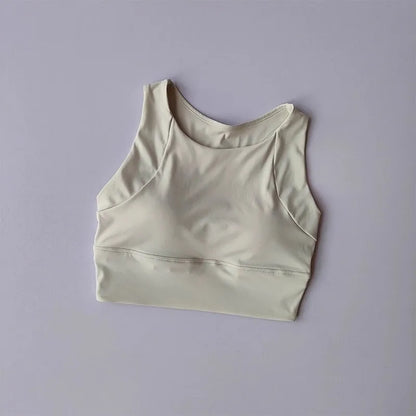 Women's Shock-Absorbing Sports Vest: High-Support Running Bra