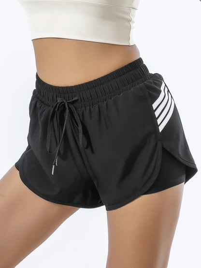 Two Layer  Moisture Wicking Sports Shorts