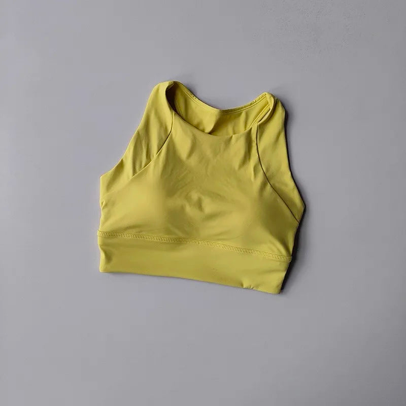 Women's Shock-Absorbing Sports Vest: High-Support Running Bra