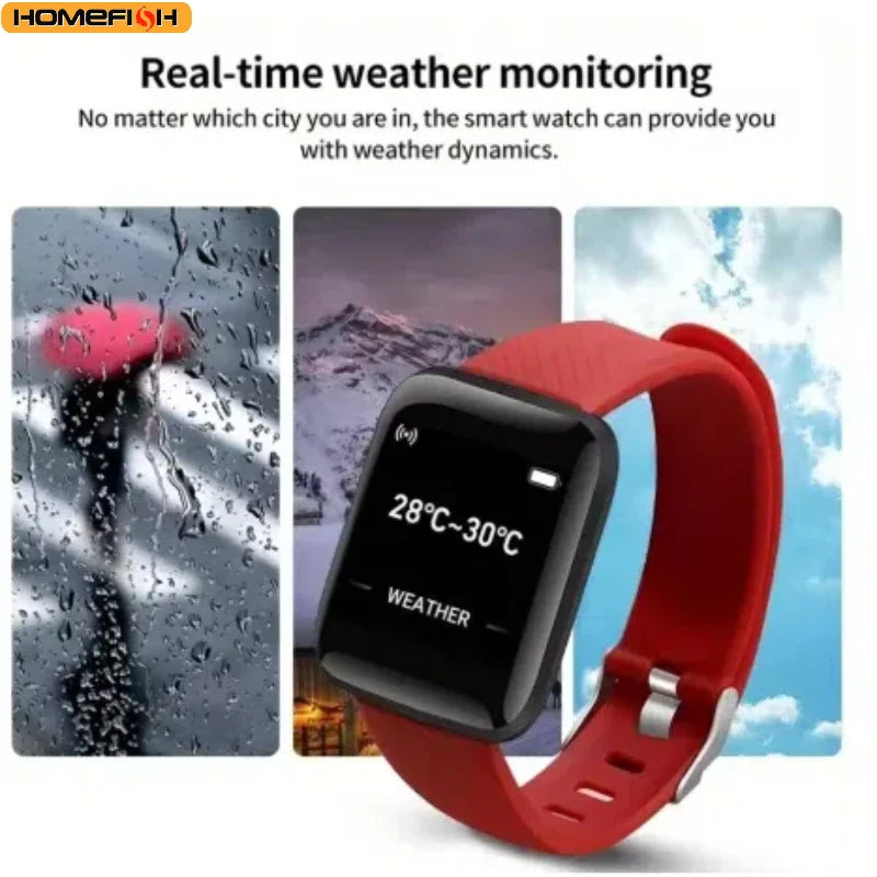 D13 Smartwatch Multifunction Fitness Tracker Step Calorie Watch