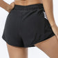 Two Layer  Moisture Wicking Sports Shorts