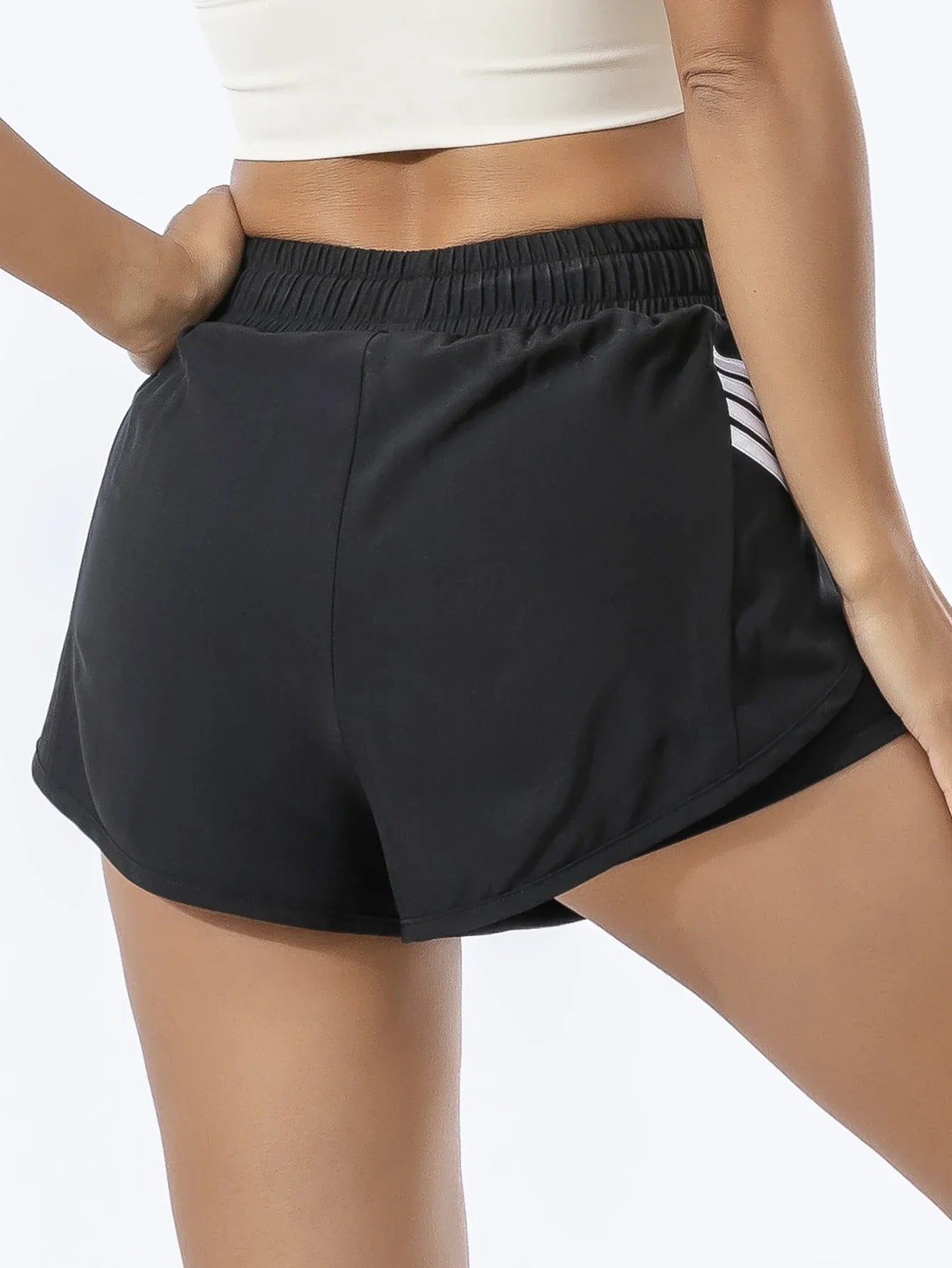 Two Layer  Moisture Wicking Sports Shorts