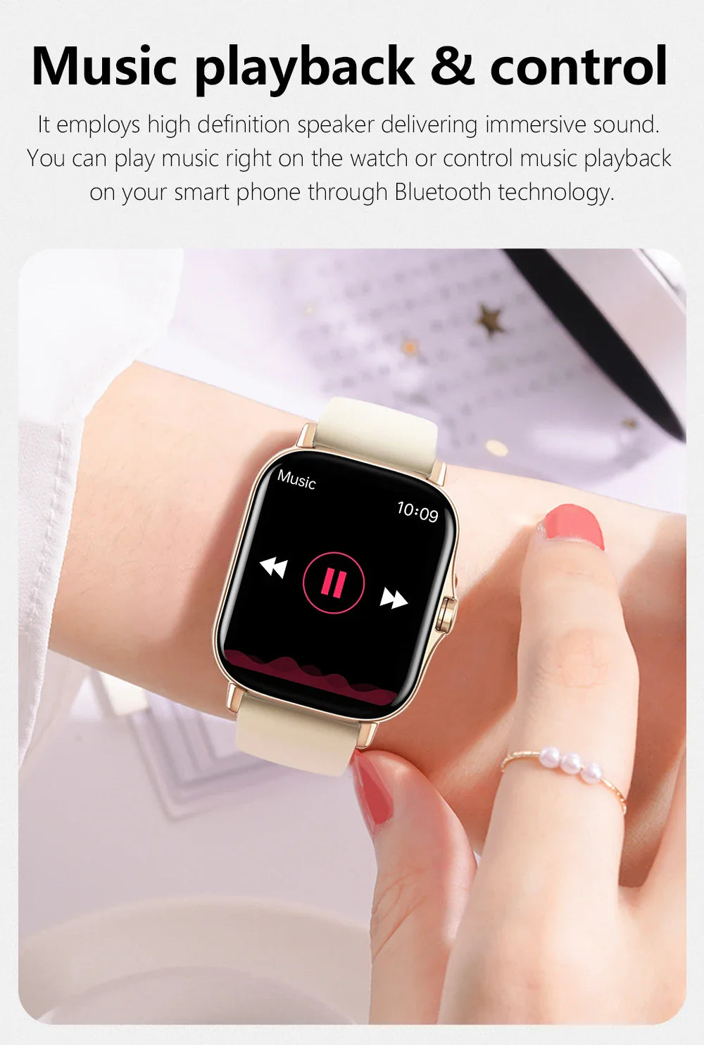 D13 Smartwatch Multifunction Fitness Tracker Step Calorie Watch