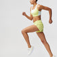 Sheva Women's High Rise Running Shorts