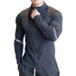 Men Compression Sports Jacket Quick Dry Gym Running Wear