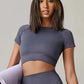 Breathable Short Sleeve Sport Top for Women