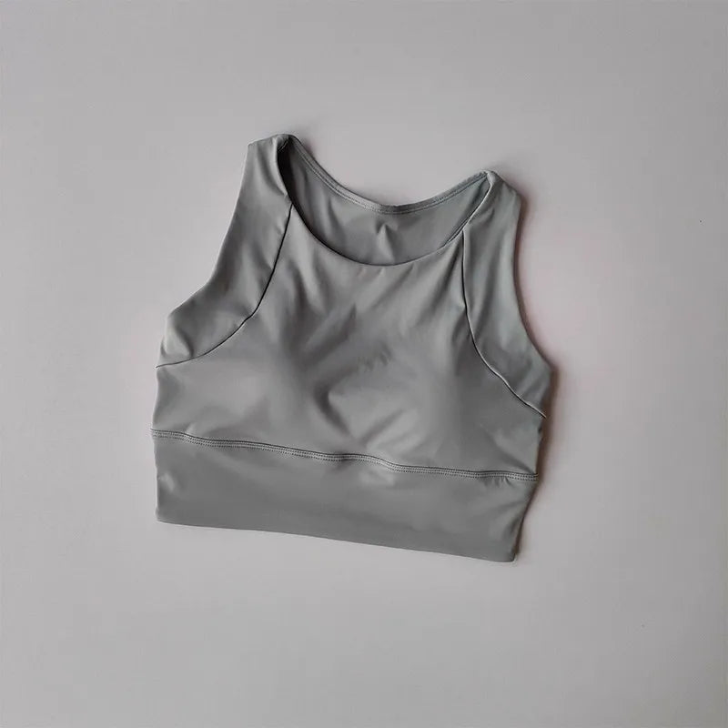 Women's Shock-Absorbing Sports Vest: High-Support Running Bra