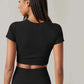 Breathable Short Sleeve Sport Top for Women
