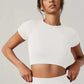 Breathable Short Sleeve Sport Top for Women