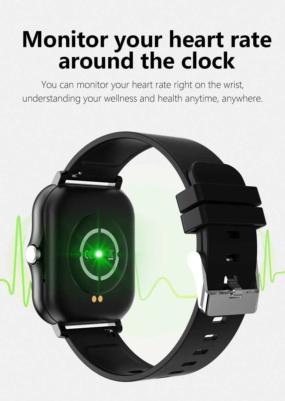 D13 Smartwatch Multifunction Fitness Tracker Step Calorie Watch