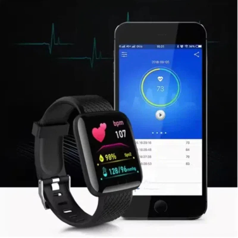 D13 Smartwatch Multifunction Fitness Tracker Step Calorie Watch