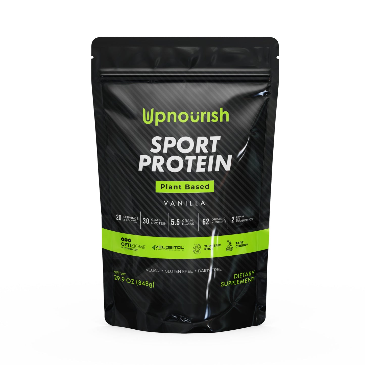 Plant Based Sport Protein Powder Muscle Recovery Vegan