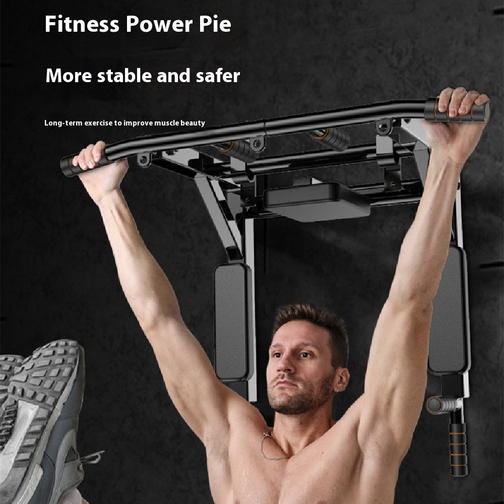 Wall Mounted Pull Up Bar Sandbag Rack Fitness