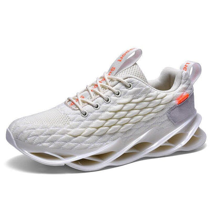 Athletic Black Running Sneakers Breathable Gym Training Shoes