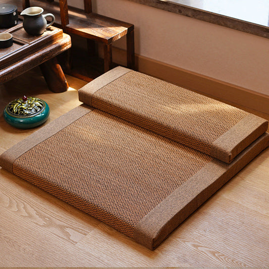 Bamboo Fiber Zafu Round Meditation Cushion Zen Support