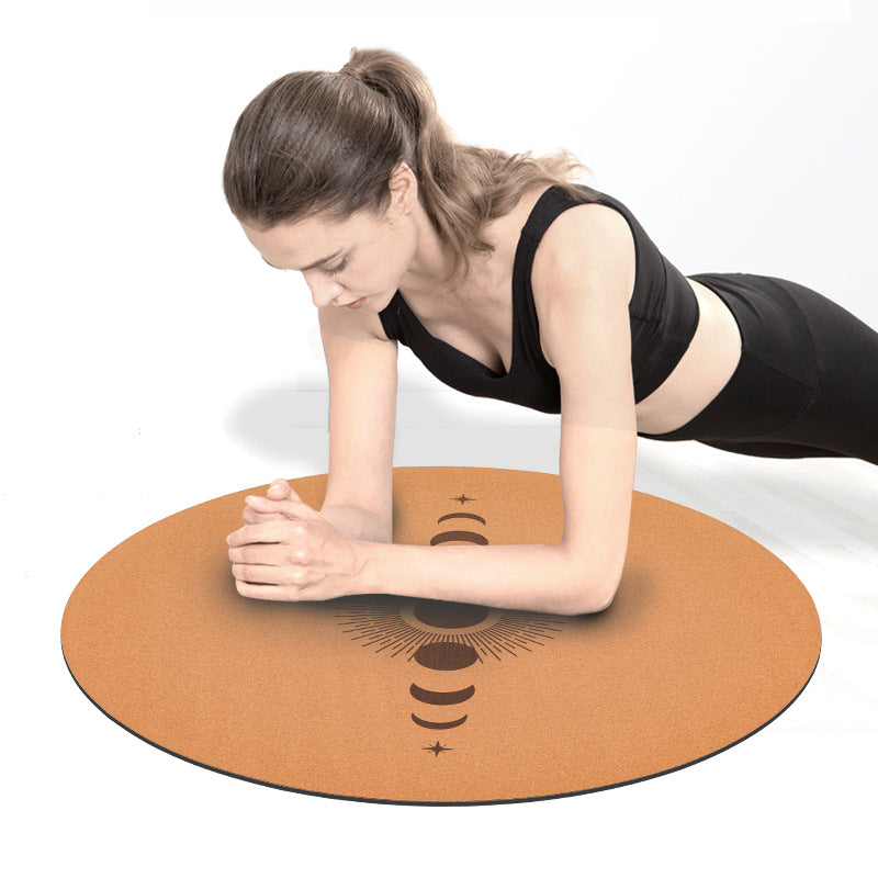 Cork Natural Rubber Meditation Mat Eco Non-Slip Yoga