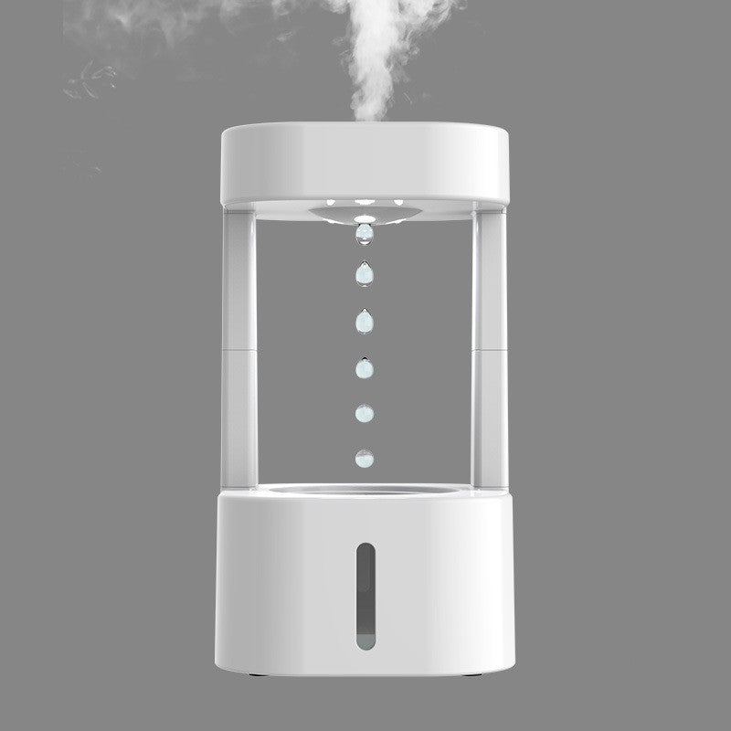 Anti-Gravity Water Drop Humidifier 580ml Quiet Mist Sprayer