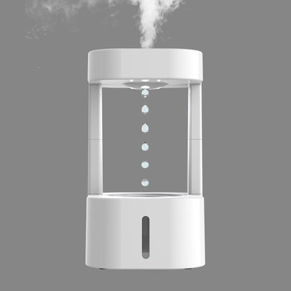Anti-Gravity Water Drop Humidifier 580ml Quiet Mist Sprayer
