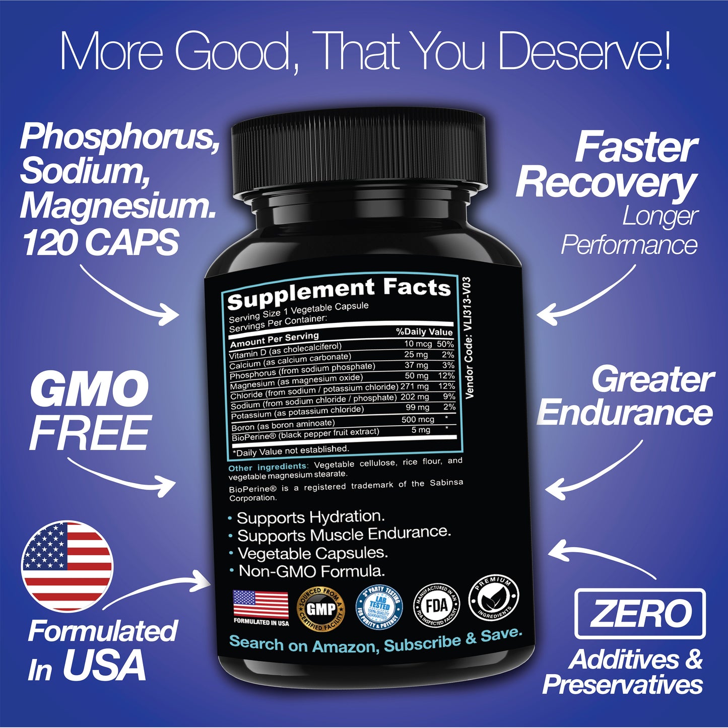 Rapid Rehydr8 Electrolyte Capsules Muscle Recovery Hydration Support