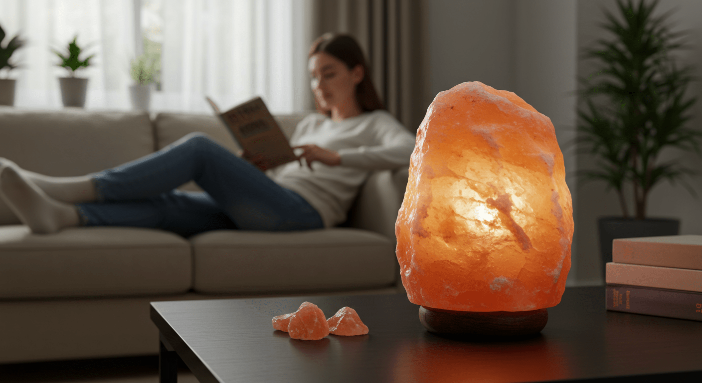 Himalayan Salt Lamp Large 30–40 lbs Natural Glow Light