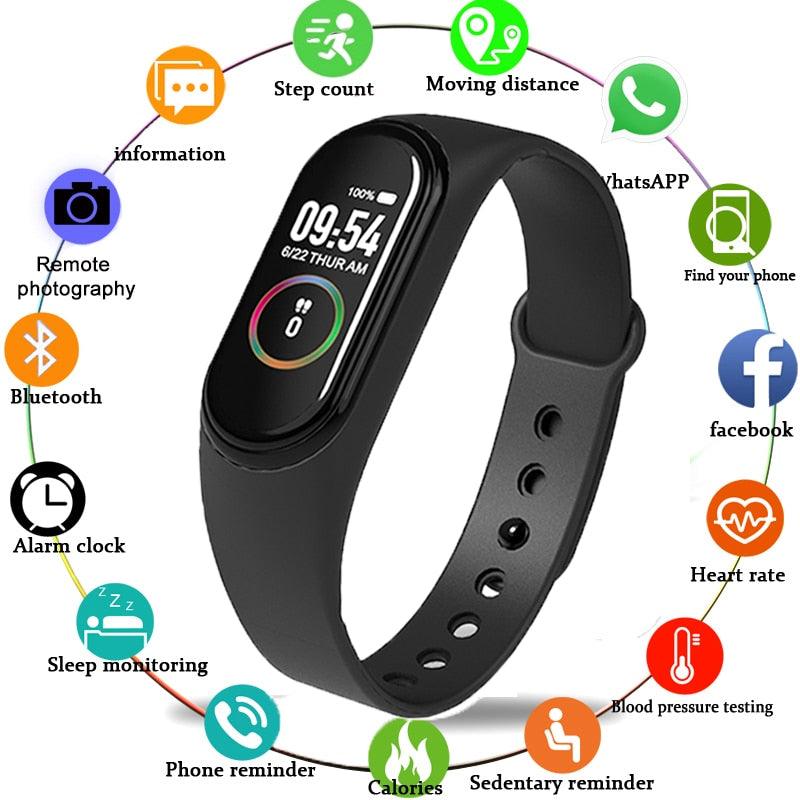Smartwatch Heart Rate Sleep Monitor Sports Fitness Tracker