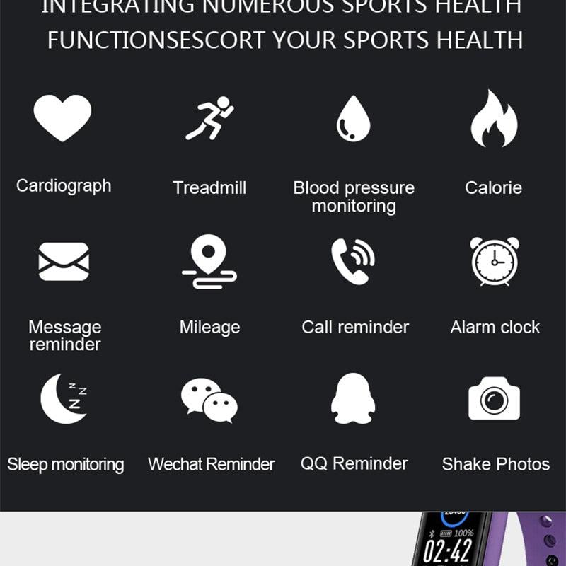 Smartwatch Heart Rate Sleep Monitor Sports Fitness Tracker