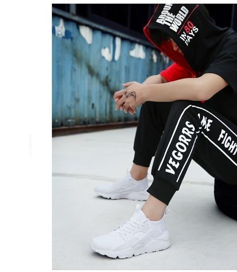 Men Elegant Sport Sneakers Breathable Lightweight Running Shoes
