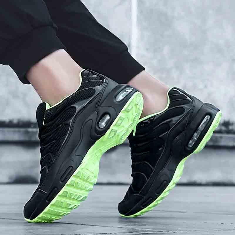 Men Air Cushion Mesh Running Sneakers Breathable Sport Shoes