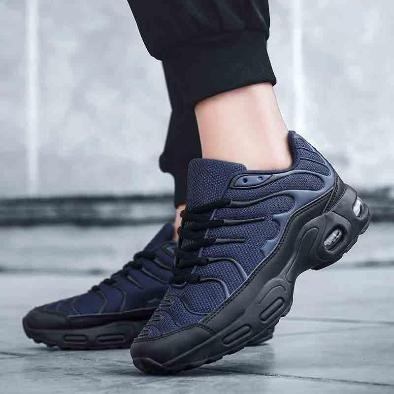 Men Air Cushion Mesh Running Sneakers Breathable Sport Shoes
