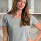 Women’s Bamboo Lounge Set - Lounge T-Shirt + Lounge Shorts