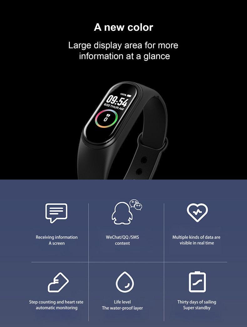 Smartwatch Heart Rate Sleep Monitor Sports Fitness Tracker