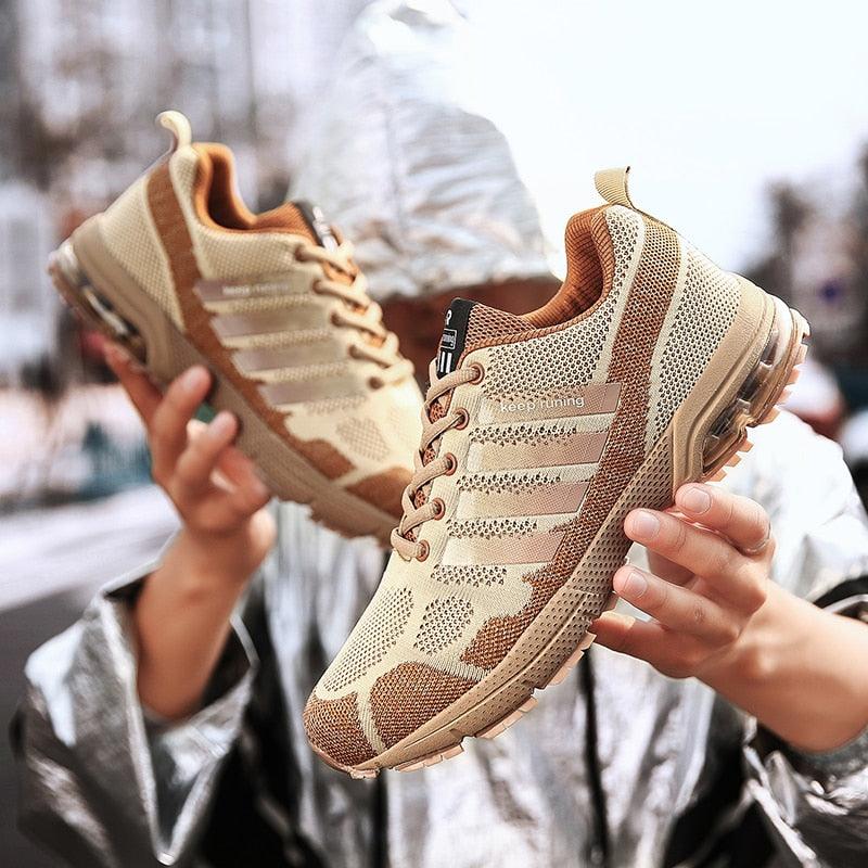 Men Air Cushion Running Sneakers Breathable Sport Shoes