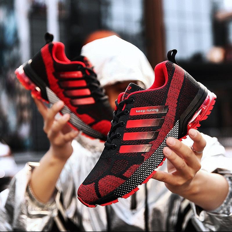Men Air Cushion Running Sneakers Breathable Sport Shoes
