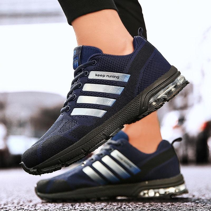 Men Air Cushion Running Sneakers Breathable Sport Shoes