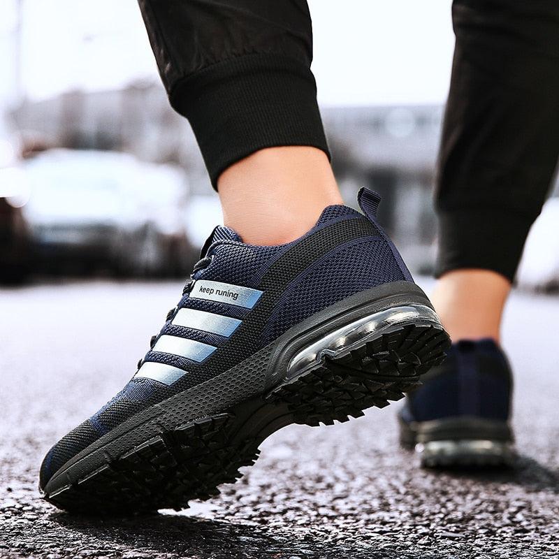 Men Air Cushion Running Sneakers Breathable Sport Shoes