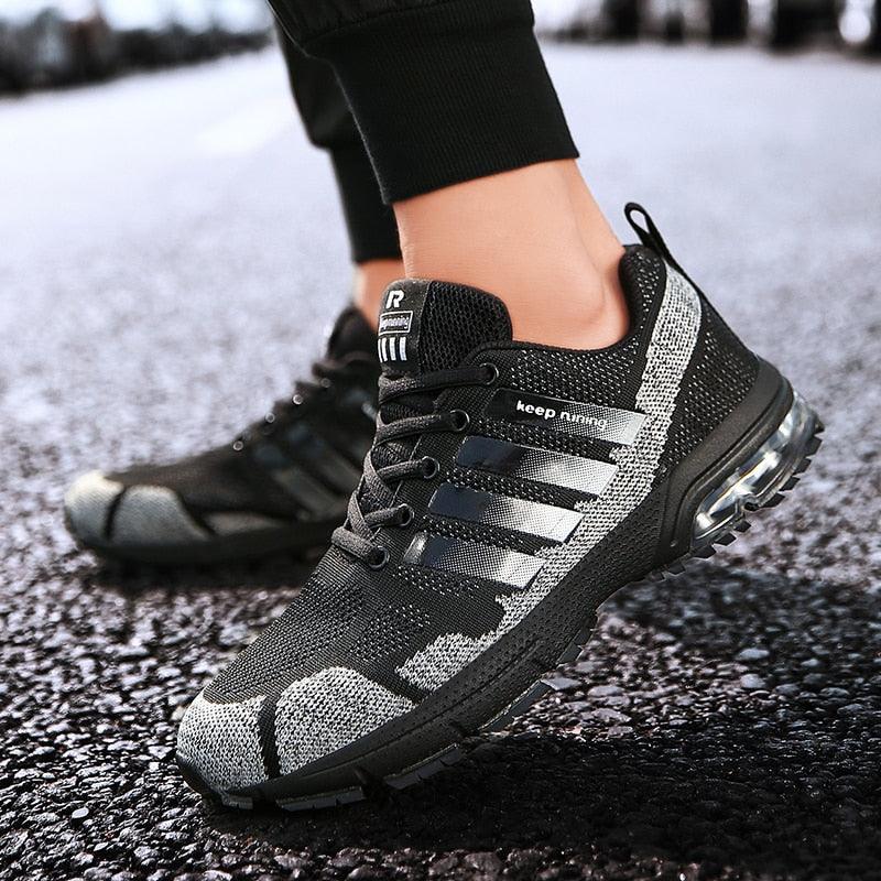 Men Air Cushion Running Sneakers Breathable Sport Shoes
