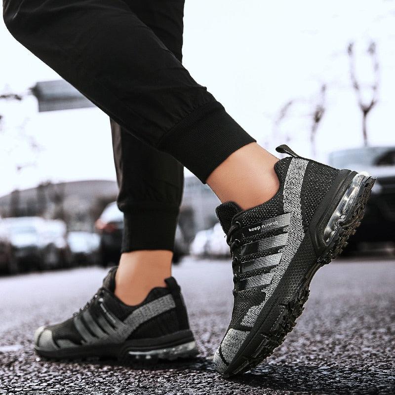 Men Air Cushion Running Sneakers Breathable Sport Shoes