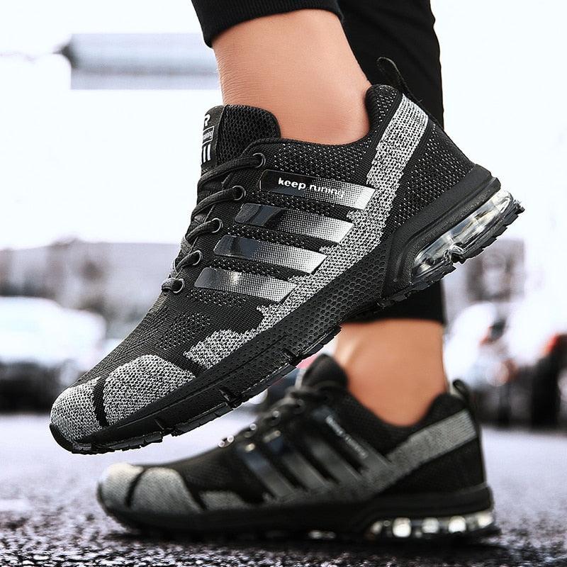 Men Air Cushion Running Sneakers Breathable Sport Shoes