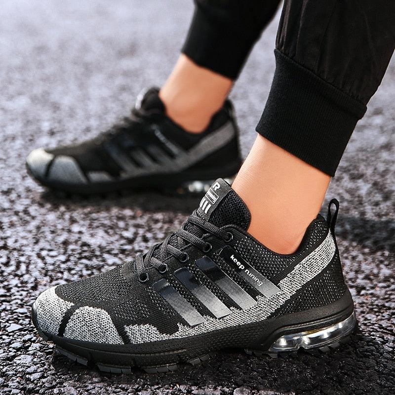 Men Air Cushion Running Sneakers Breathable Sport Shoes