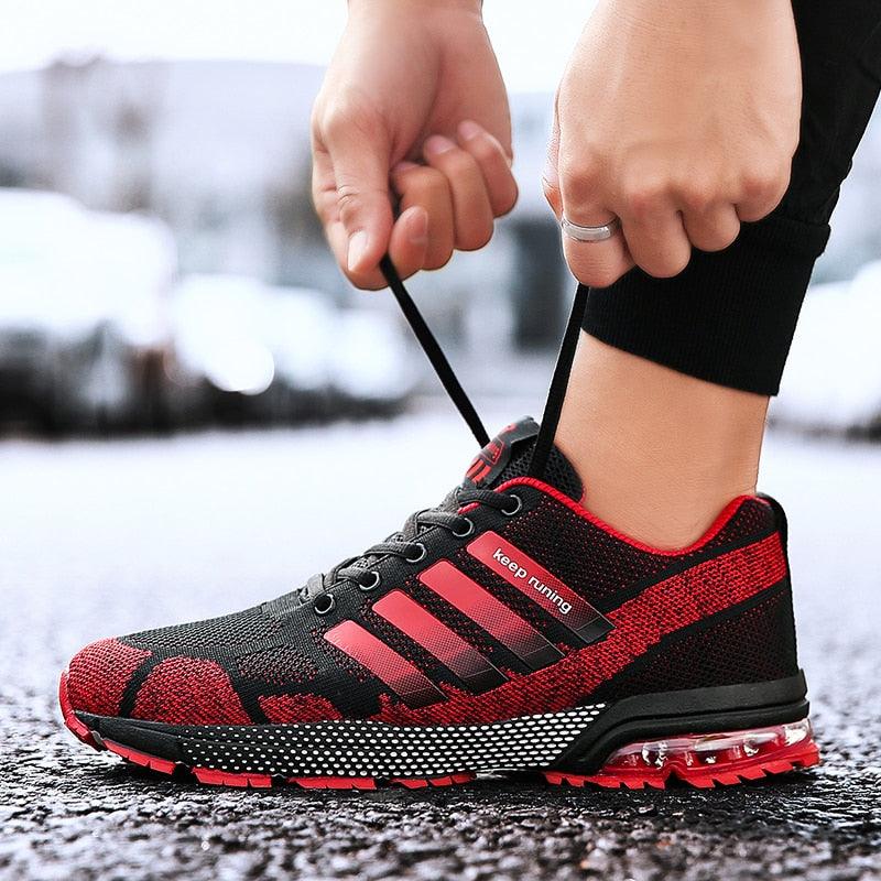 Men Air Cushion Running Sneakers Breathable Sport Shoes