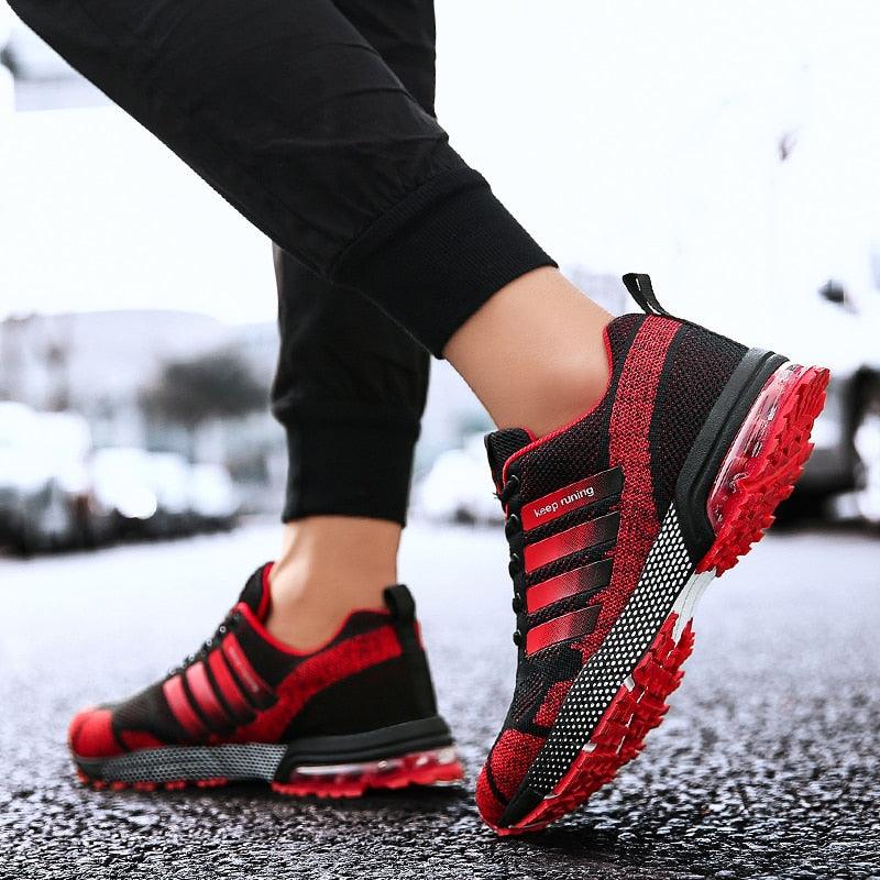 Men Air Cushion Running Sneakers Breathable Sport Shoes