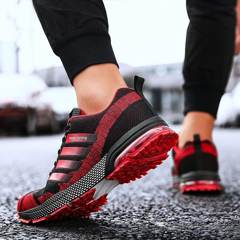 Men Air Cushion Running Sneakers Breathable Sport Shoes
