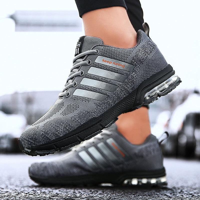 Men Air Cushion Running Sneakers Breathable Sport Shoes