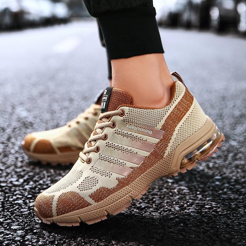 Men Air Cushion Running Sneakers Breathable Sport Shoes