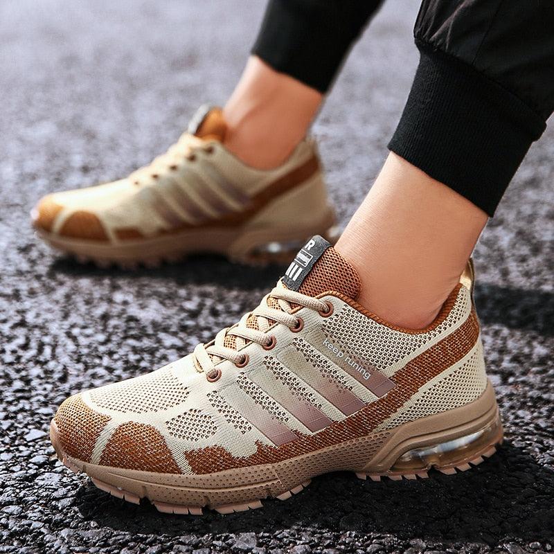 Men Air Cushion Running Sneakers Breathable Sport Shoes