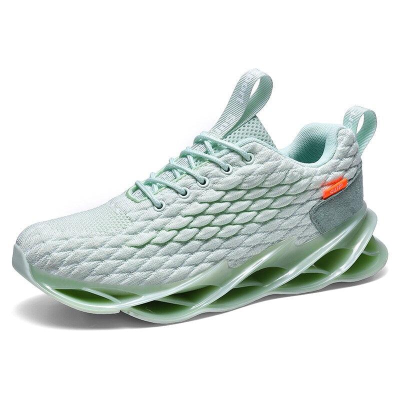 Athletic Black Running Sneakers Breathable Gym Training Shoes